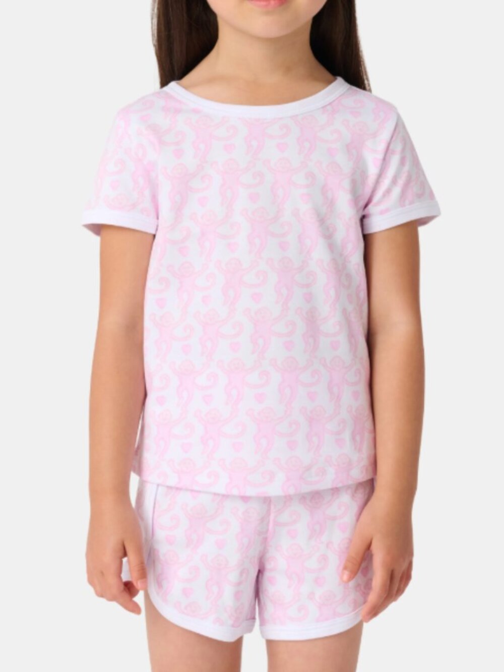 Kids Lovely Monkey Playa Play Set Pale Pink sz.10